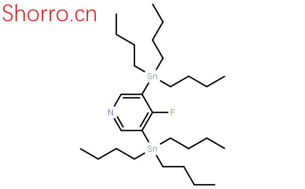 4-氟-3,5-二(三丁基錫烷基)吡啶,4-氟-3,5-二(三丁基錫烷基)吡啶結(jié)構(gòu)式圖片|1204580-75-5結(jié)構(gòu)式圖片